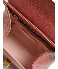 COCCINELLE MARVIN Geantă mini din piele cu curea de umăr coniac - Genți femei - 6