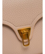 COCCINELLE MARVIN Geantă mini din piele cu curea de umăr rozete - Genți femei - 5