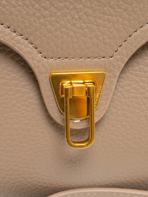 MARVIN Geantă mini din piele cu curea de umăr taupe cald - Genți femei