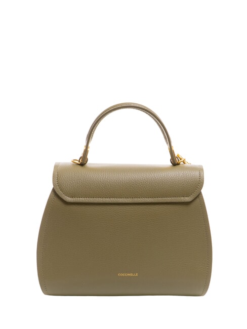 MARVIN Geantă de mână din piele cu curea de umăr verde laur - Genți femei