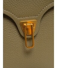 COCCINELLE MARVIN Geantă de mână din piele cu curea de umăr verde laur - Genți femei - 5