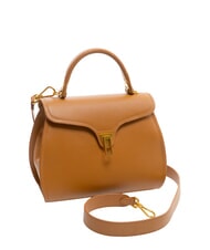 COCCINELLE MARVIN Geantă de mână din piele cu curea de umăr CUIR - Genți femei - 2