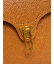 COCCINELLE MARVIN Geantă de mână din piele cu curea de umăr CUIR - Genți femei - 5