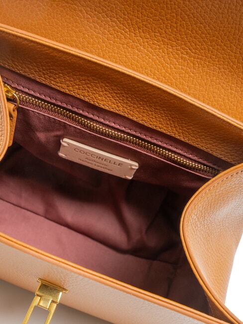 MARVIN Geantă de mână din piele cu curea de umăr CUIR - Genți femei