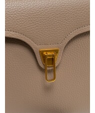 COCCINELLE MARVIN Geantă de mână din piele cu curea de umăr taupe cald - Genți femei - 5