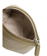 COCCINELLE AGATEA Trusă de frumusețe din piele verde laur - Genți plic și truse - 4