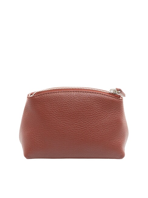 AGATEA Trusă de frumusețe din piele coniac - Genți plic și truse