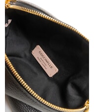 COCCINELLE LILY Geantă mini din piele cu bandă negru - Genți femei - 5