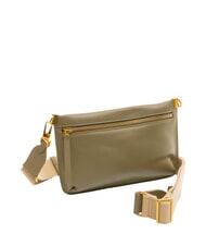 COCCINELLE HYLE Geantă mică de umăr din piele plată verde laur - Genți femei - 2