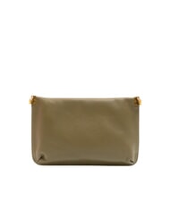 COCCINELLE HYLE Geantă mică de umăr din piele plată verde laur - Genți femei - 3