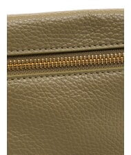 COCCINELLE HYLE Geantă mică de umăr din piele plată verde laur - Genți femei - 6