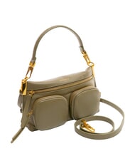 COCCINELLE HYLE Geantă mică din piele cu dublă utilizare verde laur - Genți femei - 2