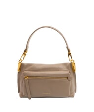 COCCINELLE HYLE Geantă mică din piele cu dublă utilizare taupe cald - Genți femei - 3