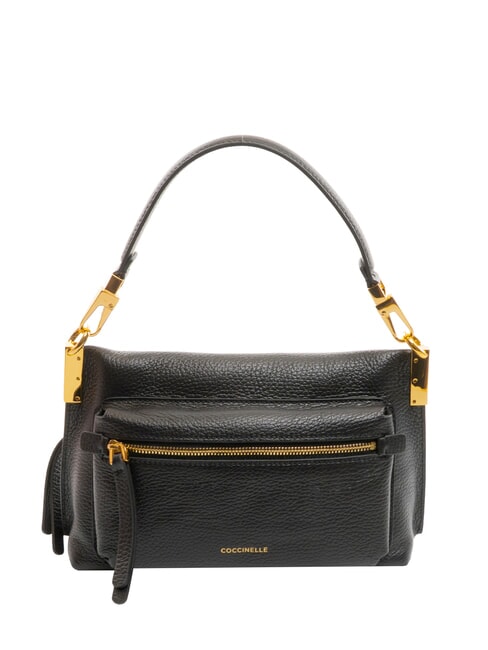 HYLE Geantă mică din piele cu dublă utilizare negru - Genți femei