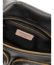 COCCINELLE HYLE Geantă medie din piele cu dublă funcție negru - Genți femei - 7