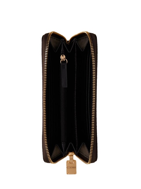 VITE COATED OP Portofel mare cu fermoar natural op / negru - Portofele femei