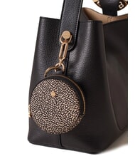 BORBONESE KEYRING  Breloc / Poșetă pentru monede OP / NATURAL / NEGRU - Portchei - 3