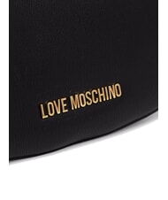 LOVE MOSCHINO CHUNKY TAB Geantă mică cu curea de umăr negru - Genți femei - 4
