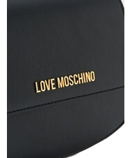 LOVE MOSCHINO CHUNKY TAB Geantă de umăr cu clapă negru - Genți femei - 3
