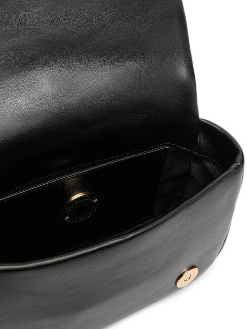 EMBOSSED Geantă de umăr mini negru - Genți femei