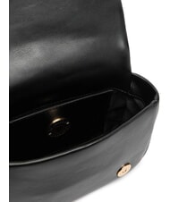 LOVE MOSCHINO EMBOSSED Geantă de umăr mini negru - Genți femei - 6