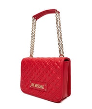 LOVE MOSCHINO QUILTED Geantă de umăr cu funcție dublă RED - Genți femei - 2