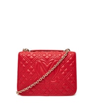 LOVE MOSCHINO QUILTED Geantă de umăr cu funcție dublă RED - Genți femei - 3