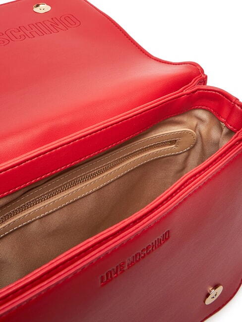 QUILTED Geantă de umăr cu funcție dublă RED - Genți femei