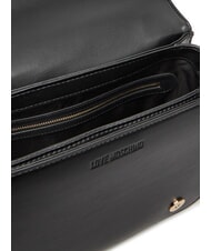 LOVE MOSCHINO QUILTED Geantă de umăr cu funcție dublă negru - Genți femei - 5