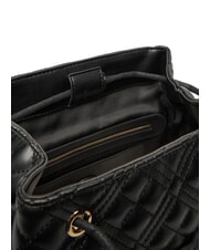 LOVE MOSCHINO QUILTED Rucsac cu două buzunare negru - Genți femei - 6
