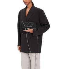 LOVE MOSCHINO SMART DAILY Geantă de umăr cu curea metalică po00bx - Genți femei - 5