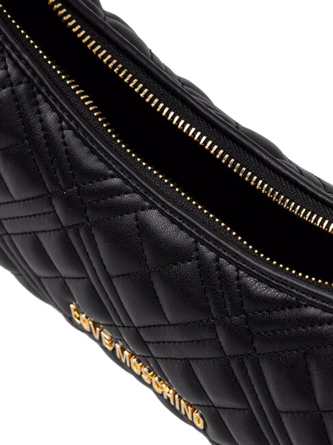 QUILTED Geantă de umăr negru - Genți femei