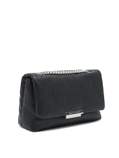 A|X Geantă cu dublă funcție și clapă negru - Genți femei