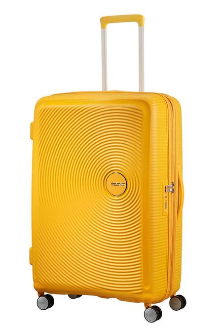 Troler Linia SOUNDBOX, dimensiuni mari, extensibilă goldenyellow - Trolere rigide