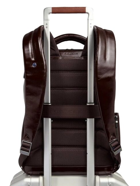 BLUE SQUARE Rucsac pentru laptop de 14" cu verificare rapidă MAHOGANY - Rucsacuri pentru laptop