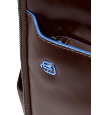 PIQUADRO BLUE SQUARE Rucsac pentru laptop de 14" cu verificare rapidă MAHOGANY - Rucsacuri pentru laptop - 4