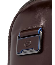 PIQUADRO BLUE SQUARE Rucsac pentru laptop de 14" cu verificare rapidă MAHOGANY - Rucsacuri pentru laptop - 5