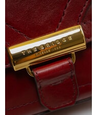 THE BRIDGE BENEDETTA  Geantă de umăr mini, din piele Chianti / Bordeaux / Aur - Genți femei - 3