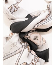 LIUJO LOGO Stolă cu imprimeu gri ca gheata - Eșarfe - 3