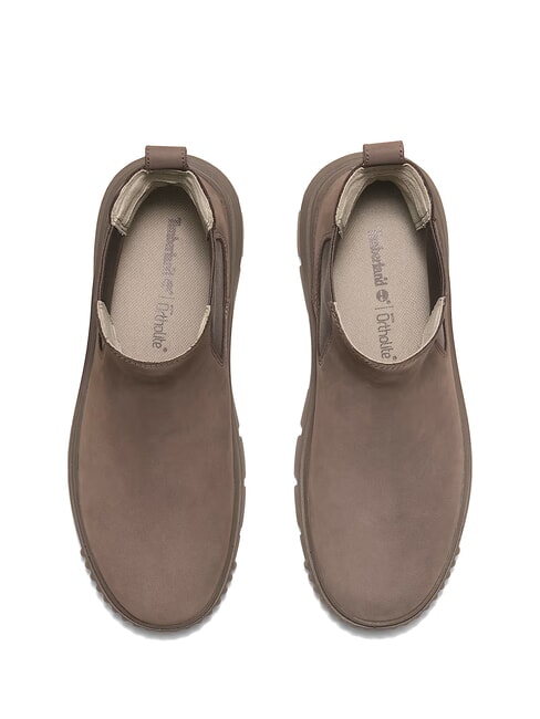 GREYFIELD Ghete la gleznă nubuc maro mediu - Pantofi femei