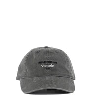 VICTORIA GORRA Șapcă de baseball din twill pentru femei gri - Căciuli - 3