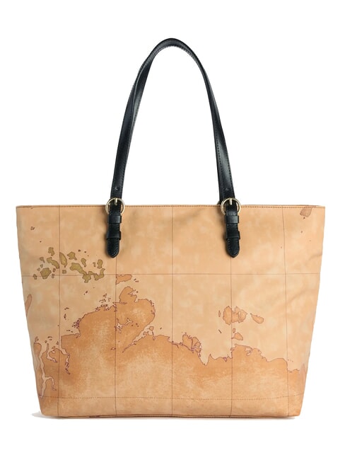 HIGHLAND SOFT Geantă de cumpărături de umăr negru - Genți femei