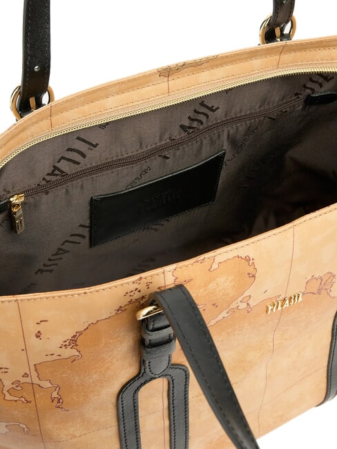 HIGHLAND SOFT Geantă de cumpărături de umăr negru - Genți femei