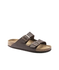 BIRKENSTOCK ARIZONA BIRKO FLOR Sandale cu două catarame maro inchis - Pantofi unisex - 3