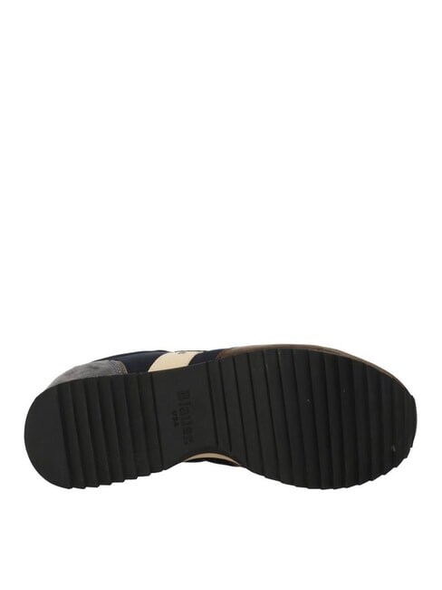 QUEENS  Adidași pentru bărbați bleumarin/maro - Pantofi bărbați