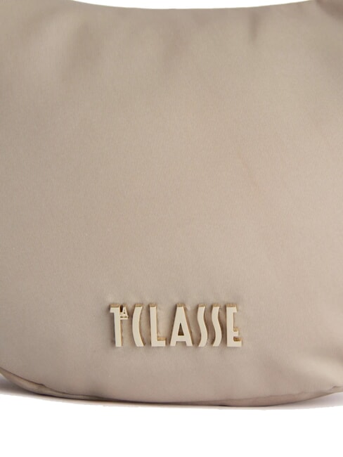 PUFFY NYLON Geantă de umăr mini semilună gri - Genți femei