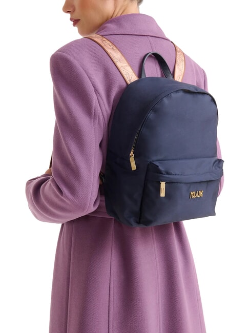 STORMY NYLON Rucsac cu buzunar albastru de noapte - Genți femei