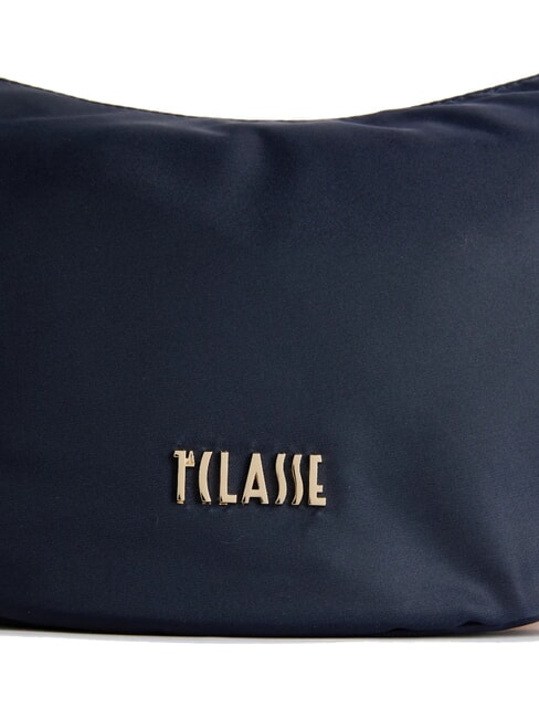 STORMY NYLON Geantă de umăr mică cu semilună albastru de noapte - Genți femei