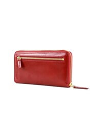 THE BRIDGE STORY DONNA Portofel mare din piele cu fermoar coacăze / aur - Portofele femei - 3