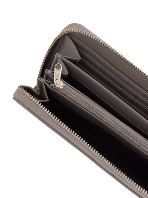 A|X  Portofel cu fermoar biban brun - Portofele femei